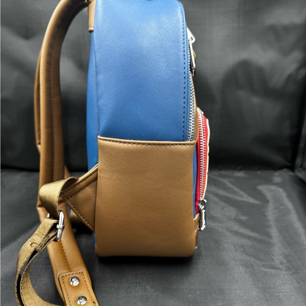 Loungefly Captain America Mini Backpack - Picture 6 of 9